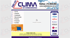 Desktop Screenshot of deltaclima.com.br